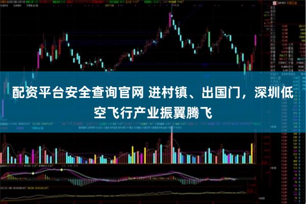 配资平台安全查询官网 进村镇、出国门，深圳低空飞行产业振翼腾飞